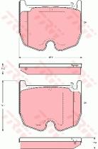 TRW GDB1541 - PASTILLAS DE FRENO