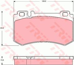 TRW GDB1544 - PASTILLAS DE FRENO