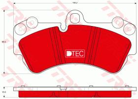 TRW GDB1547DTE - PASTILLAS DE FRENO DTEC