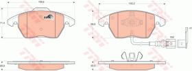 TRW GDB1550 - PASTILLAS DE FRENO