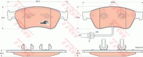 TRW GDB1553 - PASTILLAS DE FRENO