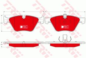 TRW GDB1559DTE - PASTILLAS DE FRENO DTEC