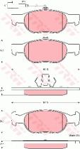 TRW GDB1564 - PASTILLAS DE FRENO