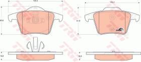 TRW GDB1566 - PASTILLAS DE FRENO