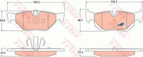 TRW GDB1626 - PASTILLAS DE FRENO