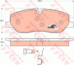 TRW GDB1631 - PASTILLAS DE FRENO