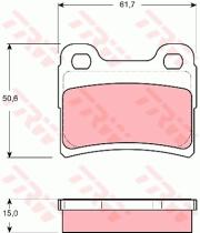 TRW GDB1639 - PASTILLAS DE FRENO