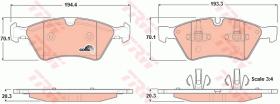 TRW GDB1642 - PASTILLAS DE FRENO