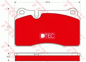 TRW GDB1670DTE - PASTILLAS DE FRENO DTEC