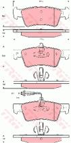 TRW GDB1671 - PASTILLAS DE FRENO