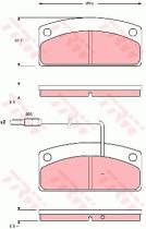 TRW GDB1679 - PASTILLAS DE FRENO