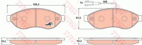 TRW GDB1681 - PASTILLAS DE FRENO