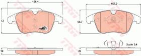 TRW GDB1683 - PASTILLAS DE FRENO