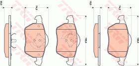 TRW GDB1717 - PASTILLAS DE FRENO