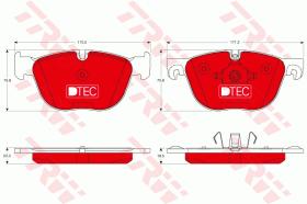 TRW GDB1726DTE - PASTILLAS DE FRENO DTEC