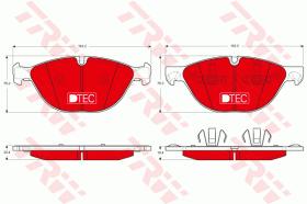 TRW GDB1728DTE - PASTILLAS DE FRENO DTEC