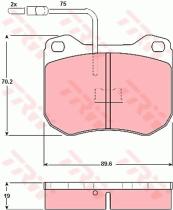 TRW GDB173 - PASTILLAS DE FRENO