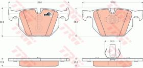 TRW GDB1730 - PASTILLAS DE FRENO