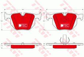 TRW GDB1730DTE - PASTILLAS DE FRENO DTEC