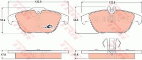 TRW GDB1738 - PASTILLAS DE FRENO