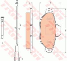 TRW GDB1745 - PASTILLAS DE FRENO