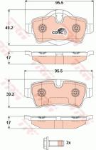 TRW GDB1766 - PASTILLAS DE FRENO