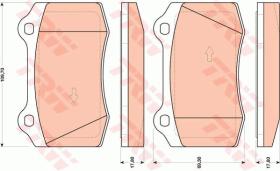 TRW GDB1772 - PASTILLAS DE FRENO