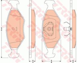 TRW GDB1776 - PASTILLAS DE FRENO