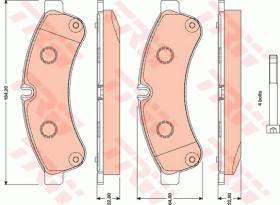 TRW GDB1780 - PASTILLAS DE FRENO