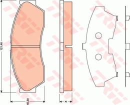 TRW GDB1796 - PASTILLAS DE FRENO