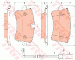 TRW GDB1867 - PASTILLAS DE FRENO
