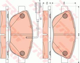 TRW GDB1878 - PASTILLAS FRENO