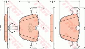 TRW GDB1892 - PASTILLAS DE FRENO