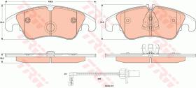 TRW GDB1908 - PASTILLAS DE FRENO