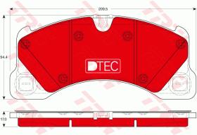 TRW GDB1914DTE - PASTILLAS DE FRENO DTEC