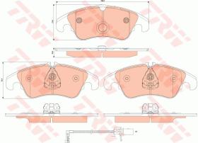 TRW GDB1916 - PASTILLAS FRENO