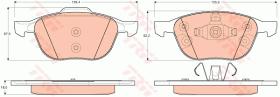 TRW GDB1939 - PASTILLAS FRENO