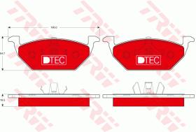 TRW GDB1984DTE - PASTILLAS DE FRENO DTEC