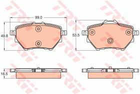 TRW GDB2036 - PASTILLAS DE FRENO