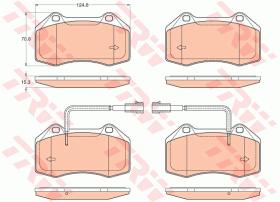 TRW GDB2045 - PASTILLAS DE FRENO