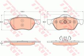 TRW GDB2053 - PASTILLAS DE FRENO