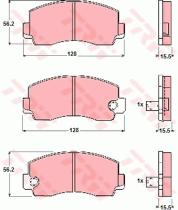 TRW GDB212 - PASTILLAS DE FRENO