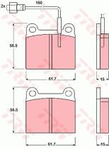 TRW GDB240 - PASTILLAS DE FRENO