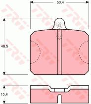 TRW GDB300 - PASTILLAS DE FRENO