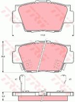 TRW GDB3039 - PASTILLAS DE FRENO