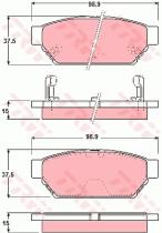 TRW GDB3045 - PASTILLAS DE FRENO