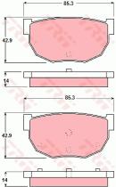 TRW GDB306 - PASTILLAS DE FRENO