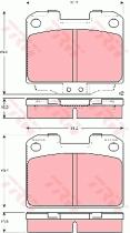 TRW GDB3104 - PASTILLAS DE FRENO