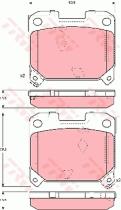 TRW GDB3105 - PASTILLAS DE FRENO