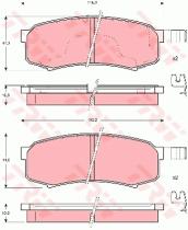 TRW GDB3110 - PASTILLAS DE FRENO